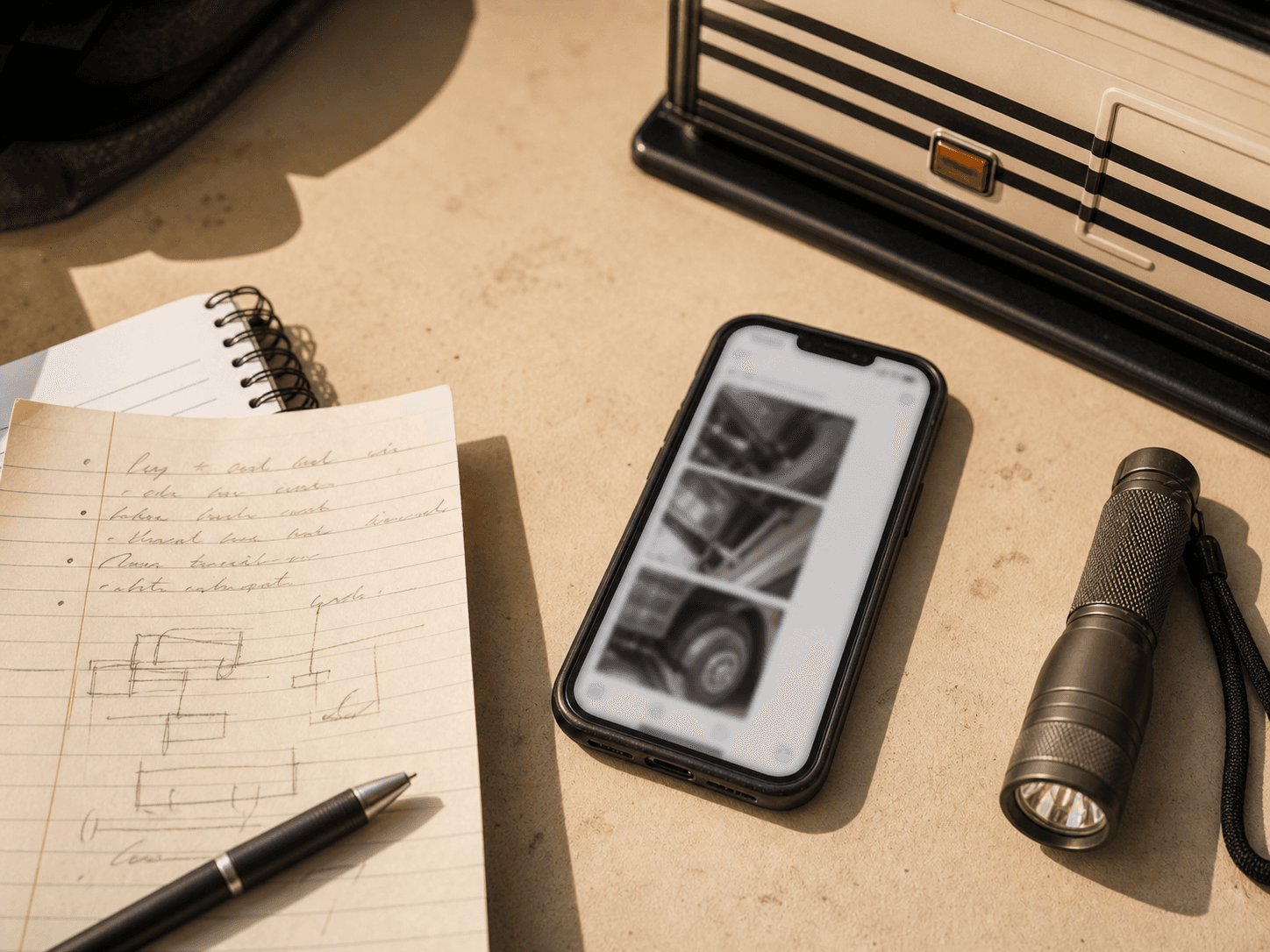 Prepare a mobile RV service request guide